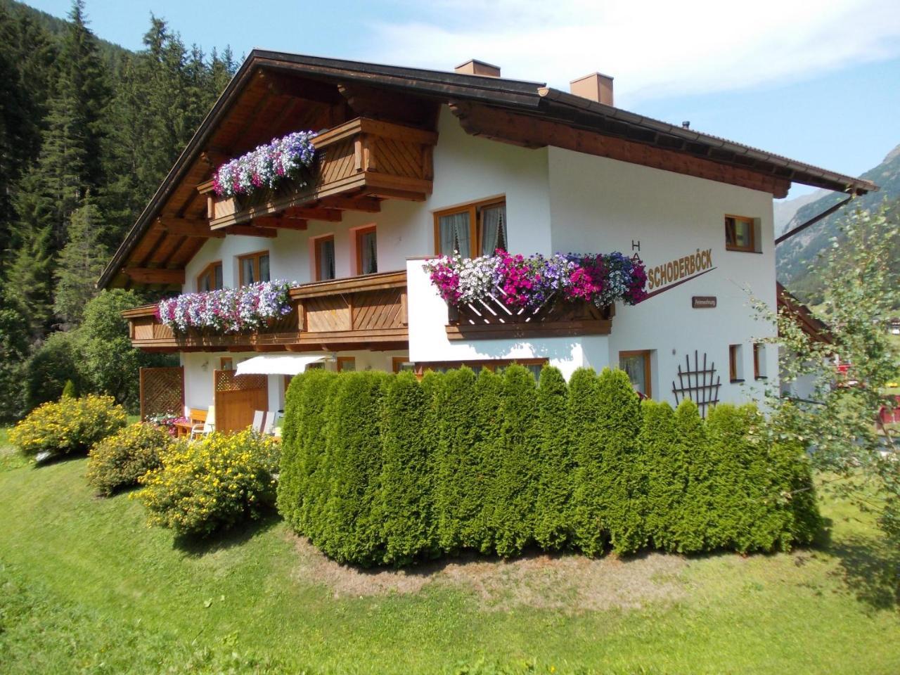 Haus Schoderbock Appartement Sankt Leonhard im Pitztal Buitenkant foto